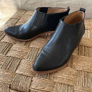 Leather madewell ankle boot